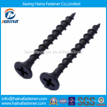 Black phosphorization steel Self tapping bugle head chipboard Screw